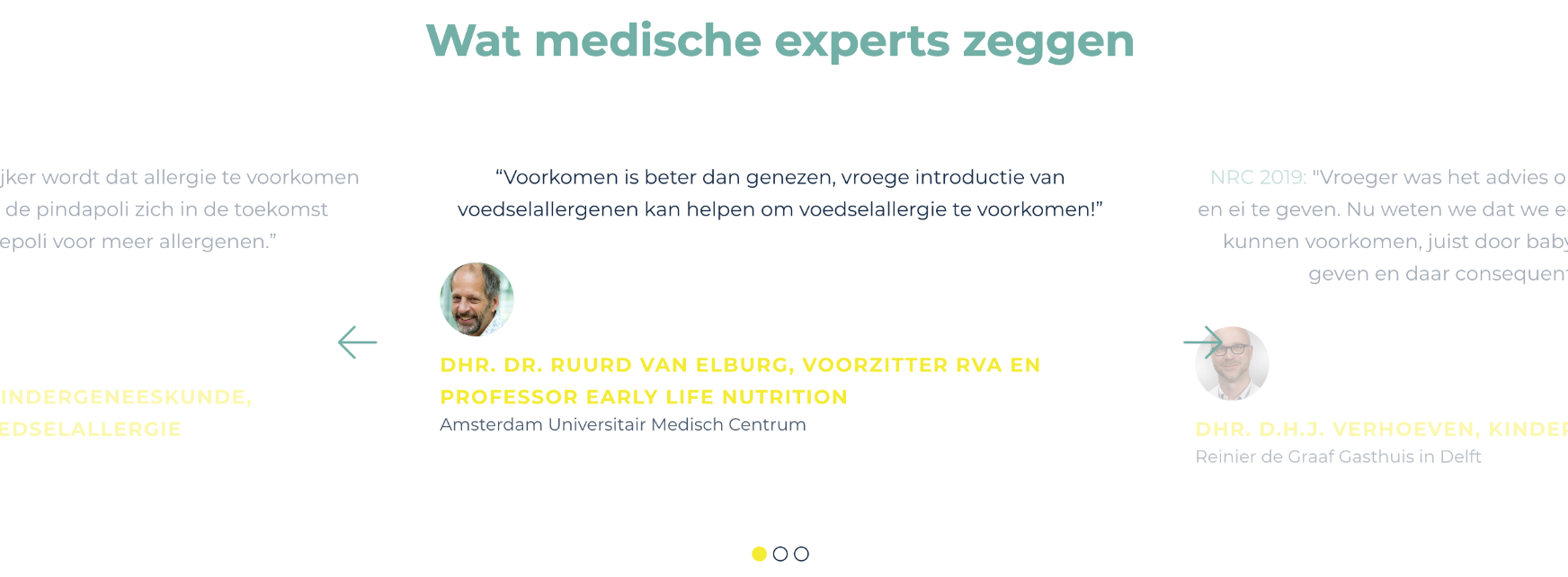 wat medische experts zeggen