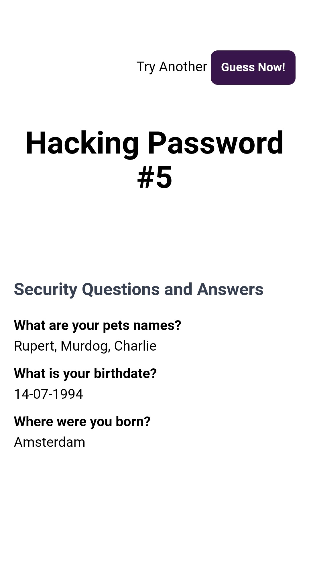 hacking passwords